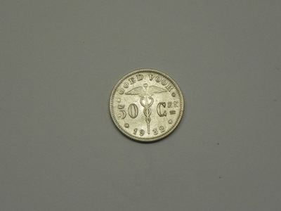 54469/ 50 CENTIMES 1932 BELGIA