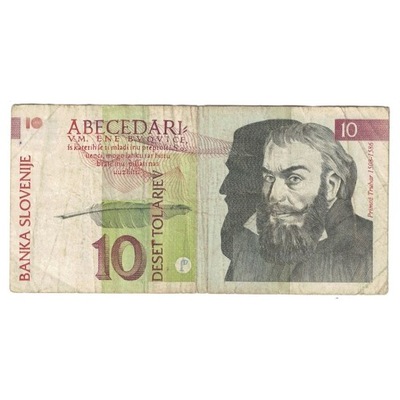 Banknot, Słowenia, 10 Tolarjev, 1992, 1992-01-15,