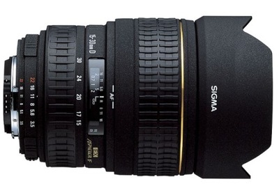 Obiektyw szerokokątny Sigma 15-30mm D 1:3.5-4.5 DG EX AF Nikon F