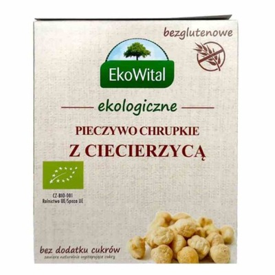 Pieczywo chrupkie z ciecierzycą bezglutenowe BIO 1