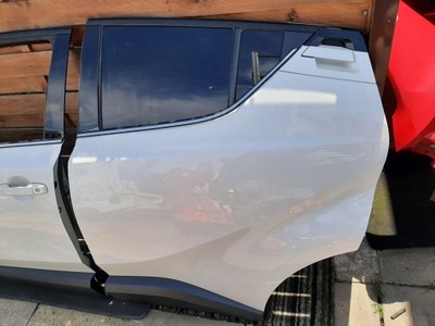 Дверь левая левый задняя toyota chr c-hr белый перламутр фото №1