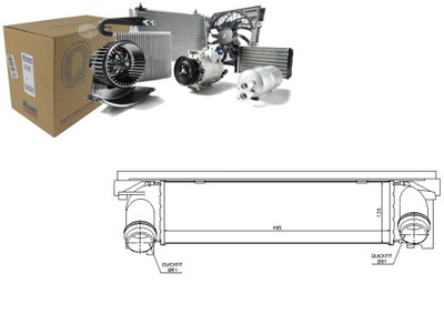 Nissens интеркулер bmw 1 f20 1 f21 2 f22 f87 фото №1