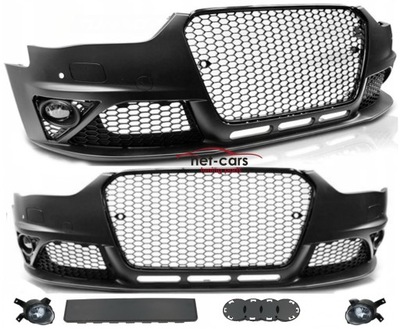 Бампер перед audi a4 b8 8k 12- образец rs4 s line b фото №1