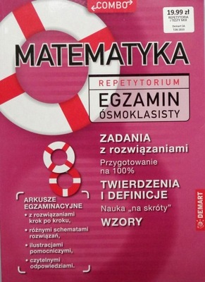 Matematyka repetytorium ósmoklasisty Combo