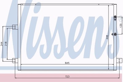 Радіатор кондиціонера toyota фото №1