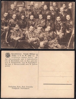 POW Kawalerowie Virtuti Militari 1921r.