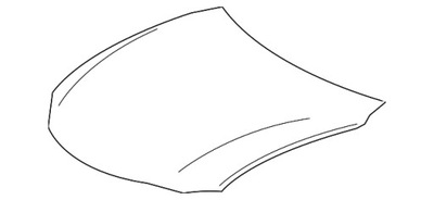 Капот крышка отсек двигателя lexus rc 2014- фото №1