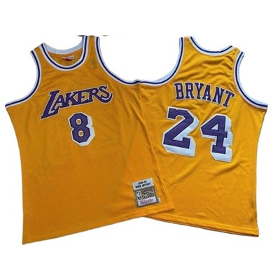 Nba Los Angeles Lakers Kobe Pełna gama koszulek do koszykówki