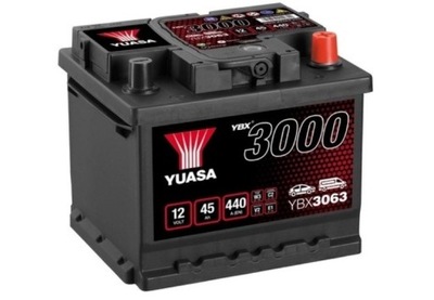 BATERÍA 12V 45AH 440A P+ YUASA YBX3063  