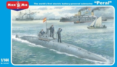 Peral - world's first electric-powered - Mikromir 144-021 skala 1/144