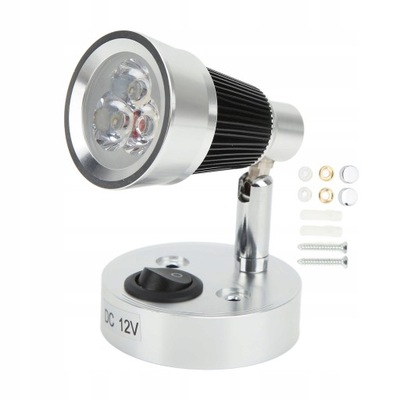 Lampka kinkiet lampa LED 12V Obrotowa