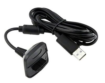 Czarny Kabel Play Charge pada XBOX 360