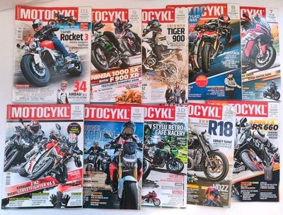 10x MOTOCYKL czasopismo 2020 Świat Motocykli gazety