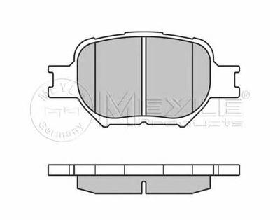 TRINKELĖS HAM. TOYOTA P. COROLLA VERSO 02- 0252352617 MEYLE 