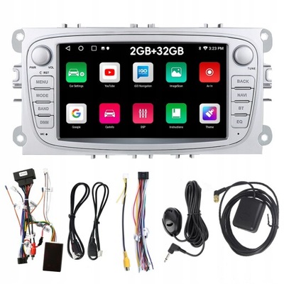 RADIO DE AUTOMÓVIL ANDROID PARA FORD FOCUS MONDEO C-MAX S-MAX GALAXY II KUGA  