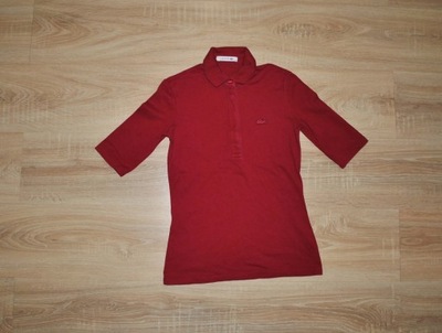 LACOSTE bluzka koszulka polo LOGO r. XS 34 BDB