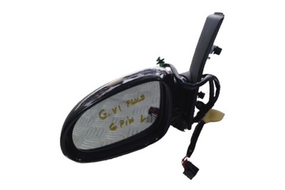 Дзеркало зовнішнє ліва 6 pin vw golf plus lift фото №1