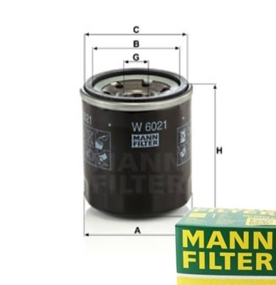Mann-filter w 6021 фильтр масла фото №1