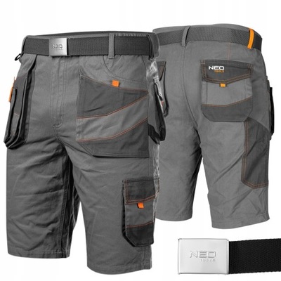 NEO CORTO SPODENKI PANTALONES 100% COTTON BOLSILLO +CORREA 81-331 R. M/50  