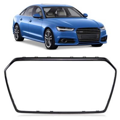 Audi a6 s6 c7 4g 2015-2018 po faceliftingu рамка решетка czarna 4g0807715 фото №1