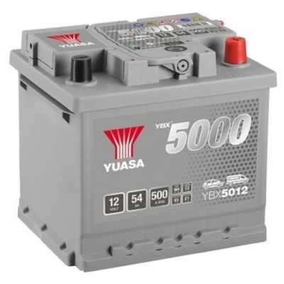 Аккумулятор yuasa 12v 54ah 500a p+ ybx5012 фото №1