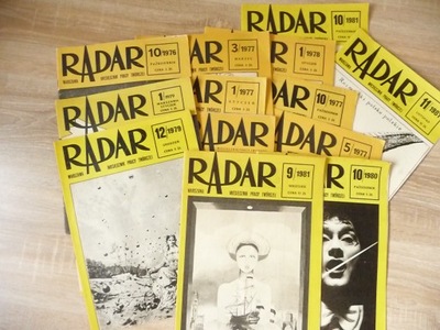 RADAR egzemplarze z lat 1976 - 1979