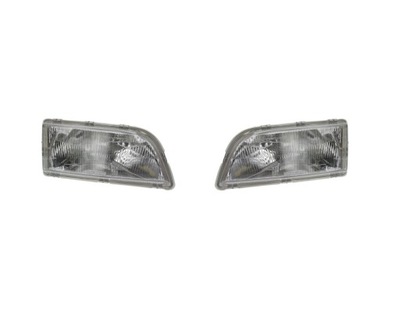 VOLVO S40 I 95-03 REJILLAS FAROS PARTE DELANTERA DERECHA + IZQUIERDA JUEGO H4  