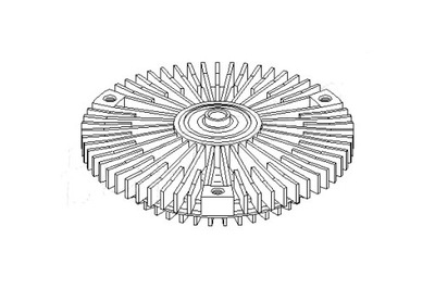 Topran вязкостная муфта сцепление mercedes sprinter 2-t 216 фото №1