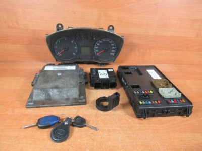 Бортовий комп'ютер набір ford transit mk7 2,2 6c1112a650ah фото №1