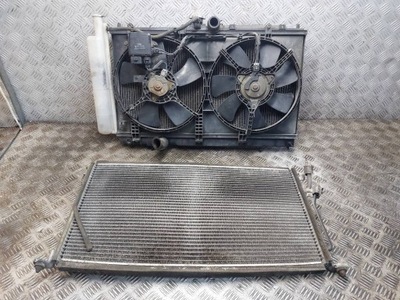 Радиатор комплект + вентиляторы mitsubishi lancer vii 1.6 16v фото №1