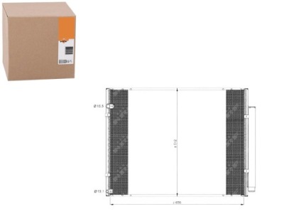 Nrf35857 конденсатор кондиционера lexus rx 04-08 фото №1