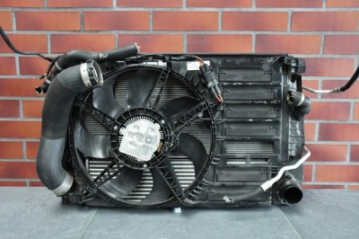 Радиатор воды вентилятор комплект mini cooper f54 f60 демонтаж фото №1