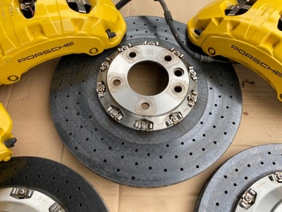 Porsche cayenne 7p5 turbo диск керамічна перед фото №1