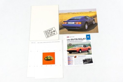 JUEGO PROSPEKTY LOTUS ELITE ESPRIT  