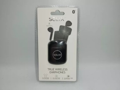 SŁUCHAWKI BLUETOOTH SOLIX TRUE WIRELESS EARPHONES CZARNE