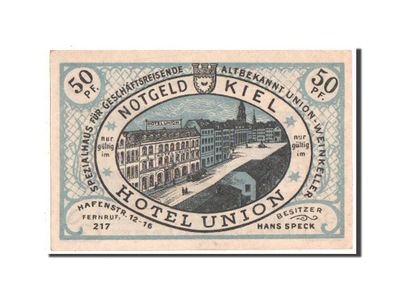 Banknot, Niemcy, Schleswig-Holstein, 50 Pfennig, 1