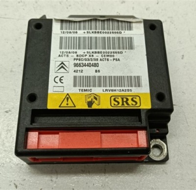 Датчик модуль подушка безопасности citroen c6 9663440480 фото №1