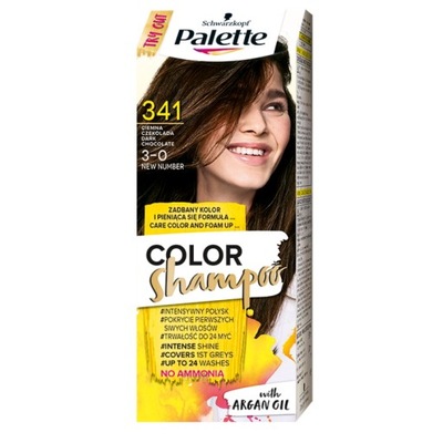 Palette Szampon Koloryzujący 341 Czekolada 24 myć