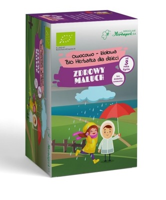 HERBAPOL HERBATA ZDROWY MALUCH ZIOŁOWO-OWOCOWA DLA DZIECI 20 torebek