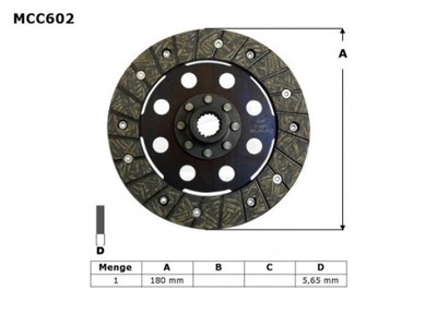 TRW LUCAS DISCO SPRZEGLOWA BMW R 850 GS / R / RT 97-99, R 1100 GS 93-99, K  