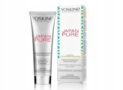 Yoskine Japan Mikrodermabrazja peeling szafirowy