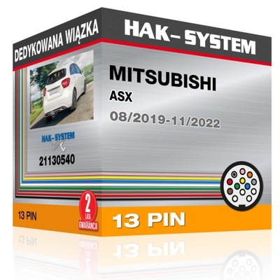 DEDYKOWANA JUEGO DE CABLES MITSUBISHI ASX 08/2019+ 13-PIN  