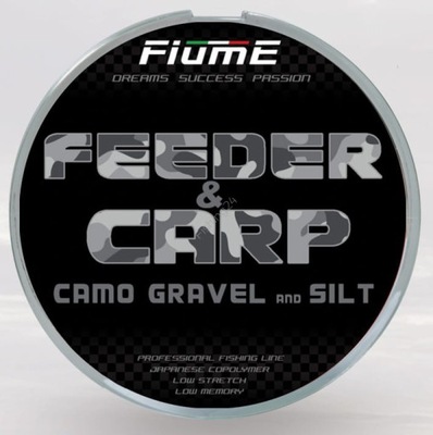 Żyłka Fiume Feeder & Carp camo gravel 200m 0,2