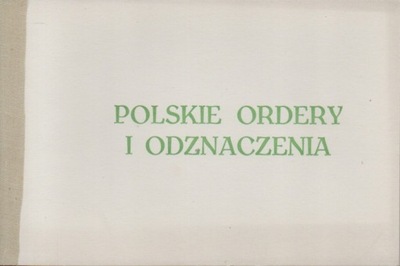 Polskie ordery i odznaczenia