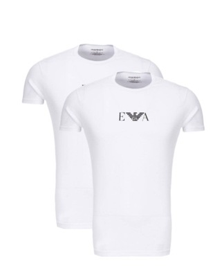 EMPORIO ARMANI PODKOSZULEK MĘSKI BIAŁY KRÓTKI RĘKAW S 1JSG