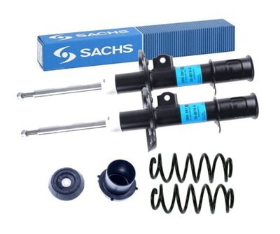 Амортизаторы sachs полный набор перед opel corsa c фото №1