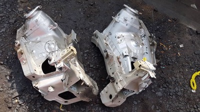 Opel insignia a четверть подкрылок зона деформации правая левая перед фото №1