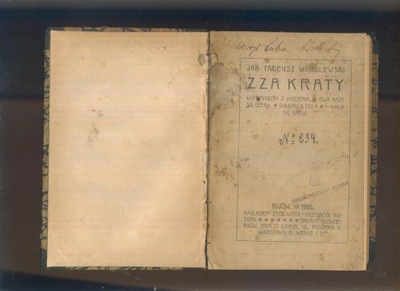 Zza Kraty; Jan Tadeusz Wróblewski; Kijów 1915