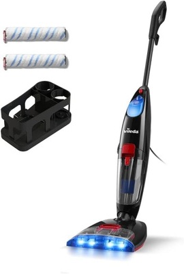 Vileda Mop do Czyszczenia Twardych Podłóg, Czarny, 400W
