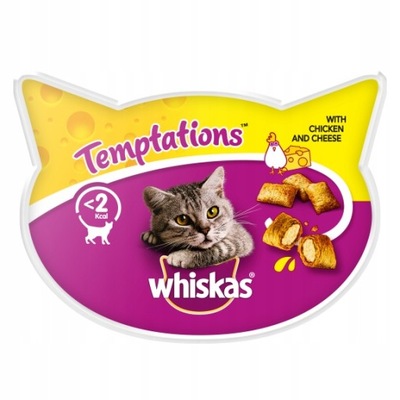 Whiskas Temptations kurczak ser 60g